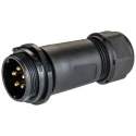 RS PRO Industrial Circular Connector, 5 Contacts, Cable Mount, Male Socket, IP68, SP21 Series 124-6670