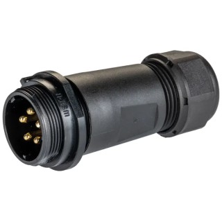 RS PRO Industrial Circular Connector, 5 Contacts, Cable Mount, Male Socket, IP68, SP21 Series 124-6670