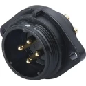 RS PRO Circular Connector, 5 Contacts, Flange Socket, Male, 10A, 500V, IP68, SP21 Series 124-6682