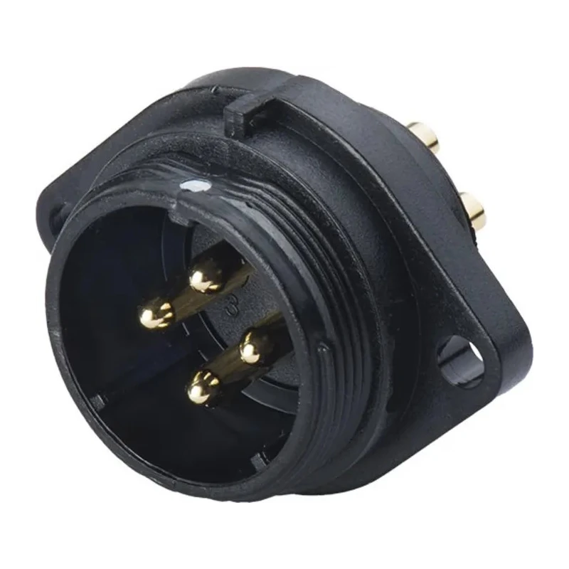 RS PRO Circular Connector, 5 Contacts, Flange Socket, Male, 10A, 500V, IP68, SP21 Series 124-6682