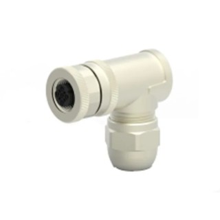 TE Connectivity M12 Circular Connector 4 Contacts Female Socket IP67 Cable Mount T4112512041-000