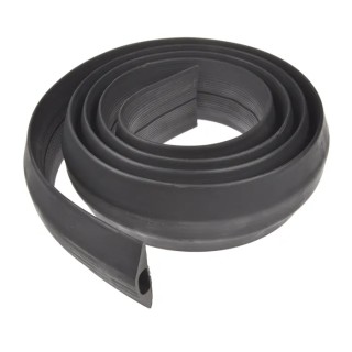 RS PRO Black Rubber Cable Cover, Cable Protector, 3 m Length, 30 mm Inside Diameter, 83 mm Width 26100201