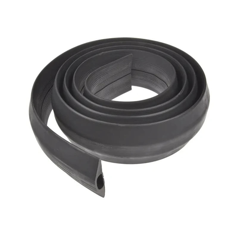 RS PRO Black Rubber Cable Cover, Cable Protector, 3 m Length, 30 mm Inside Diameter, 83 mm Width 26100201