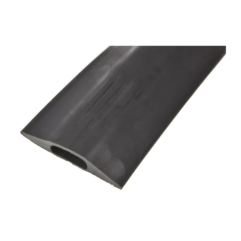 RS PRO Black Rubber Cable Cover, Cable Protector, 3 m Length, 30 mm Inside Diameter, 83 mm Width 26100201