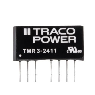 TRACOPOWER DC/DC Converter 15V 100mA 4.5–9V Input 2W Through Hole -40°C to 85°C TMR 3-2411