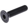 RS PRO Black Steel Hex Socket Countersunk Screw, Hex, M10 x 30 mm, DIN 7991, Grade 10.9 124-7197