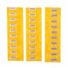 RS PRO Temperature Sensitive Label, 160°C to 224°C, 4 Temperature Levels, 30 Labels Per Kit, Non-Reversible, 552-630