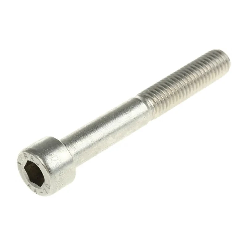 RS PRO Plain Stainless Steel Hex Socket Cap Screw M12 x 60 mm A4 Grade DIN 912 Hex Drive 124-7374