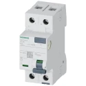 Siemens 5SV3 Series Residual Current Circuit Breaker 40A 2-Pole 30mA Type A 0.8kA 230V AC DIN Rail 5SV3314-6