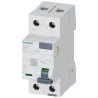 Siemens 5SV3 Series Residual Current Circuit Breaker 40A 2-Pole 30mA Type A 0.8kA 230V AC DIN Rail 5SV3314-6