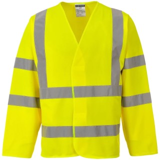 Portwest Vest-Port Yellow Unisex Hi Vis Jacket, 2XL/3XL 124-8199