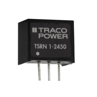 TRACOPOWER Switching Regulator, Through Hole, 5V DC Output, 1A, 83% Efficiency, SIP Package TSRN 1-2450