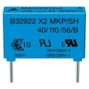 TDK Polypropylene Capacitor, 470nF, 305V AC, 630V DC, Through Hole, X2 Class, 15mm Lead Pitch B32922H3474M000