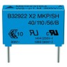 TDK Polypropylene Capacitor, 470nF, 305V AC, 630V DC, Through Hole, X2 Class, 15mm Lead Pitch B32922H3474M000