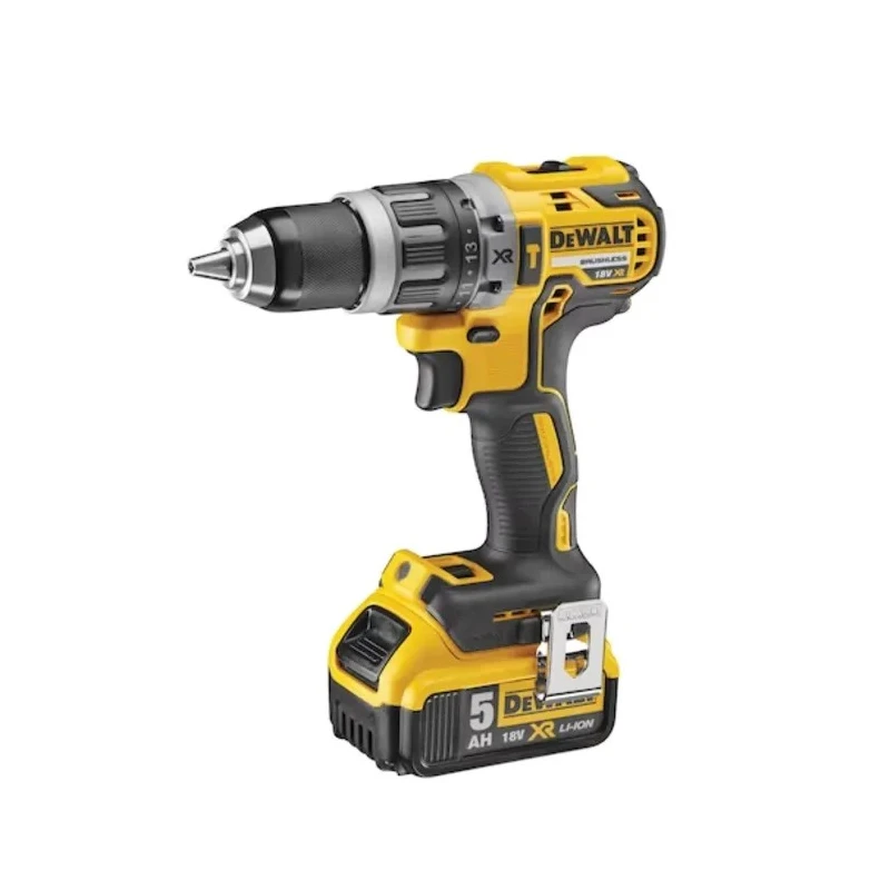DeWALT 18V Cordless Power Tool Kit XR Series, Brushless, 5 Items, 5Ah Batteries, UK Plug DCK266P2-GB