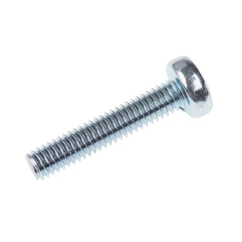 RS PRO Pozidriv Pan Steel Machine Screw, M4 Thread, 20mm Length, Pan Head, Zinc Plated, DIN 7985 553-560