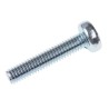 RS PRO Pozidriv Pan Steel Machine Screw, M4 Thread, 20mm Length, Pan Head, Zinc Plated, DIN 7985 553-560