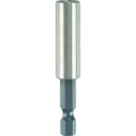 RS PRO 1/4 in Hex Bit Holder Adapter Magnetic, 50 mm Length, Hex Drive 125-0424