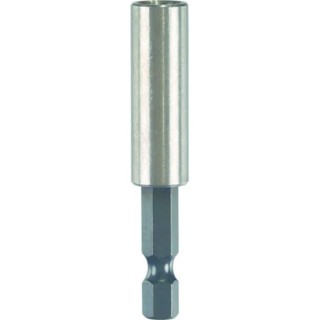 RS PRO 1/4 in Hex Bit Holder Adapter Magnetic, 50 mm Length, Hex Drive 125-0424