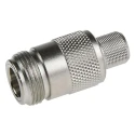 Telegartner N Series Coaxial Connector Cable Female N Connector, 50 Ω, Straight Body Crimp J01021A0061