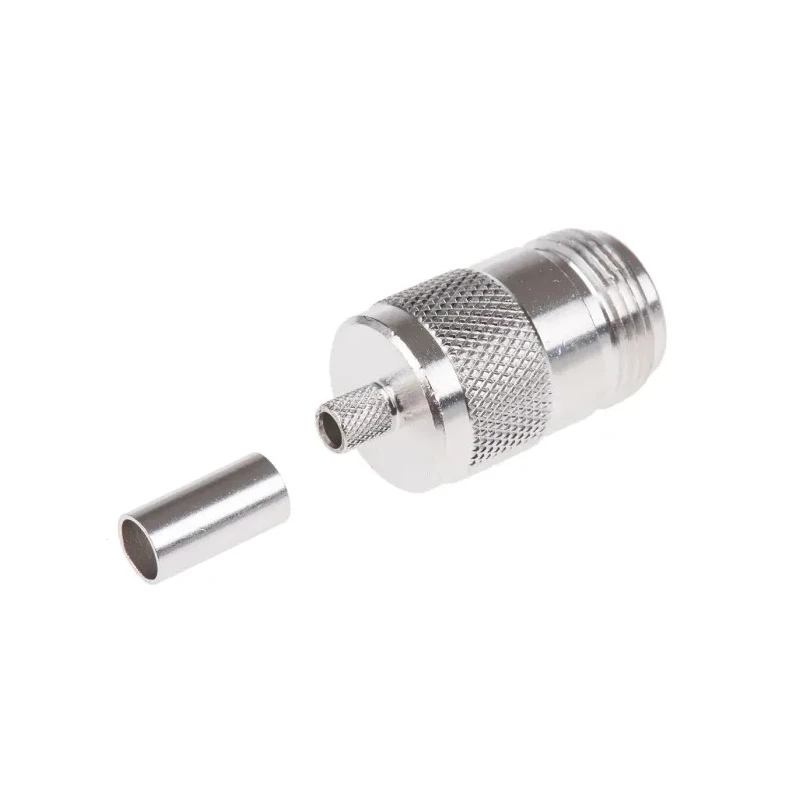 Telegartner N Series Coaxial Connector, Cable Mount, Female N Connector, 50 Ω, Straight Body, Crimp, J01021A0063