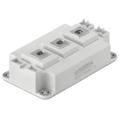 Semikron Danfoss Type N-Channel IGBT Module 616A 1200V 7-Pin SEMITRANS Screw SKM400GB12E4