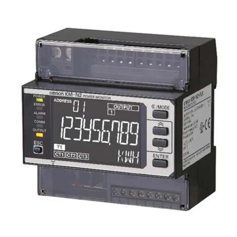 Omron KM-N2-FLK Motor Load Monitor, 6A, 100–270V AC, 4 Circuits, IP20, Current Transformer