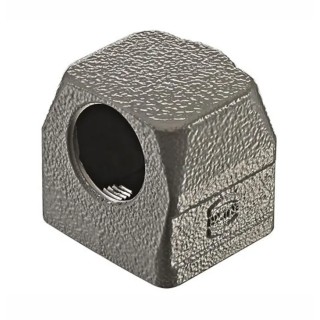 HARTING Heavy Duty Power Connector Hood Twin Hood Die Cast Aluminium IP65, M25 Thread, HAN Modular Series 19140020501