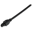 Molex 4 Way Female Micro-Fit 3.0 Wire to Board Cable, 500 mm, PVC Jacket, 250V AC, 5A Current, Black 245132-0405