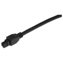 Molex 4 Way Female Micro-Fit 3.0 Wire to Board Cable, 500 mm, PVC Jacket, 250V AC, 5A Current, Black 245132-0405