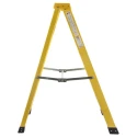 RS PRO Fibreglass Step Ladder 1.33m Platform Height 150kg Load Capacity Aluminium Rungs EN131 553-816