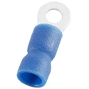 RS PRO RVE Insulated Ring Terminal Blue Vinyl M3.2 Stud Size 16 AWG to 14 AWG Copper Tin 125-1956