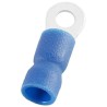 RS PRO RVE Insulated Ring Terminal Blue Vinyl M3.2 Stud Size 16 AWG to 14 AWG Copper Tin 125-1956
