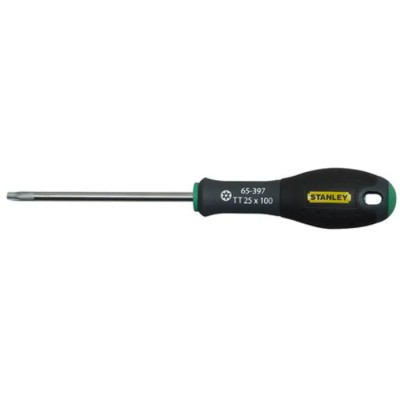 Stanley Standard Torx & Torx Plus Screwdriver T25 Tip 100mm Insulated Chrome Vanadium Soft Grip 0-65-397