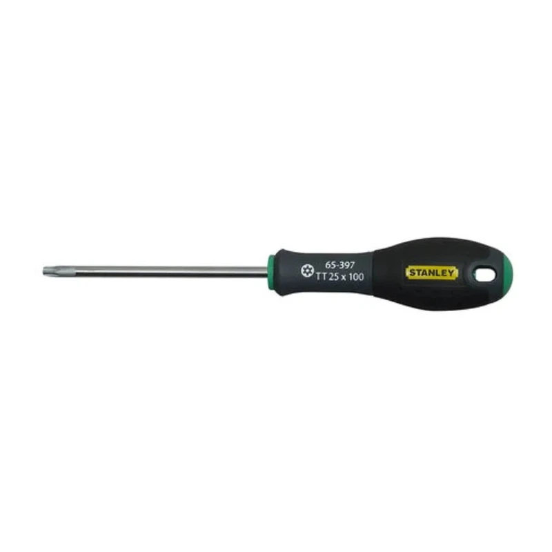 Stanley Standard Torx & Torx Plus Screwdriver T25 Tip 100mm Insulated Chrome Vanadium Soft Grip 0-65-397
