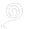 RS PRO Green Barrier Chain Polypropylene Chain Barrier 25m, Fluorescent, 8mm Diameter 125-2182