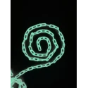 RS PRO Green Barrier Chain Polypropylene Chain Barrier 25m, Fluorescent, 8mm Diameter 125-2182