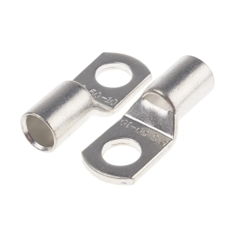 RS PRO TL Uninsulated Ring Terminal 10.5 mm Stud Size 1 AWG Heavy Duty Copper Grey 125-1963