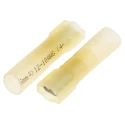 RS PRO Yellow Insulated Female Spade Connector Crimp, 6.35 x 0.8 mm Tab, 12 AWG to 10 AWG, Tin Brass, 37mm, 125-1976