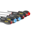 Stanley Pozidriv Standard Screwdriver Set 6-Piece Chrome Vanadium Soft-Grip 0-65-428