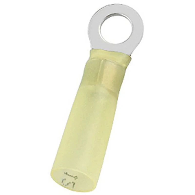 RS PRO RHB Insulated Ring Terminal M5.3 Stud Size 12 AWG 10 AWG Yellow 125-1970