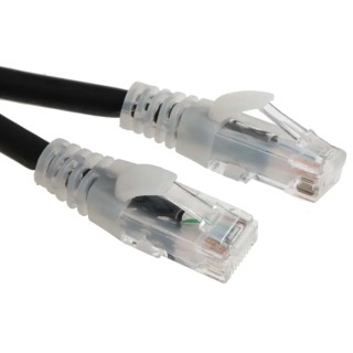 RS PRO Cat6 Ethernet Cable 3m Black Low Smoke Zero Halogen RJ45 Male to RJ45 Male U/UTP 30V 556-229