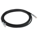 RS PRO Cat6 Ethernet Cable 3m Black Low Smoke Zero Halogen RJ45 Male to RJ45 Male U/UTP 30V 556-229