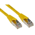 RS PRO Cat5e Ethernet Cable 1 m Yellow RJ45 Male to RJ45 Male F/UTP PVC 556-247