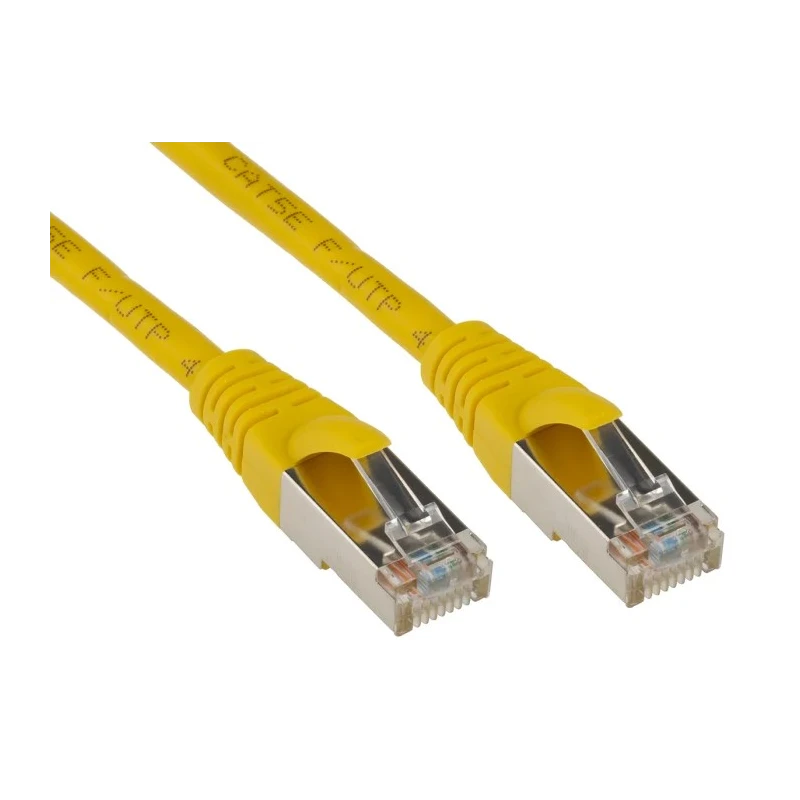 RS PRO Cat5e Ethernet Cable 1 m Yellow RJ45 Male to RJ45 Male F/UTP PVC 556-247