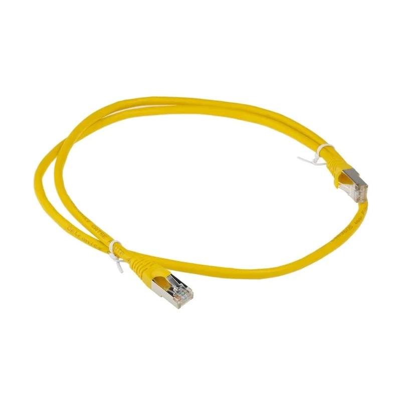 RS PRO Cat5e Ethernet Cable 1 m Yellow RJ45 Male to RJ45 Male F/UTP PVC 556-247