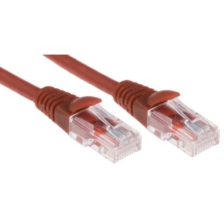 RS PRO Cat5e Ethernet Cable, 2m, Red, RJ45 Male to RJ45 Male, U/UTP, Low Smoke Zero Halogen 556-376