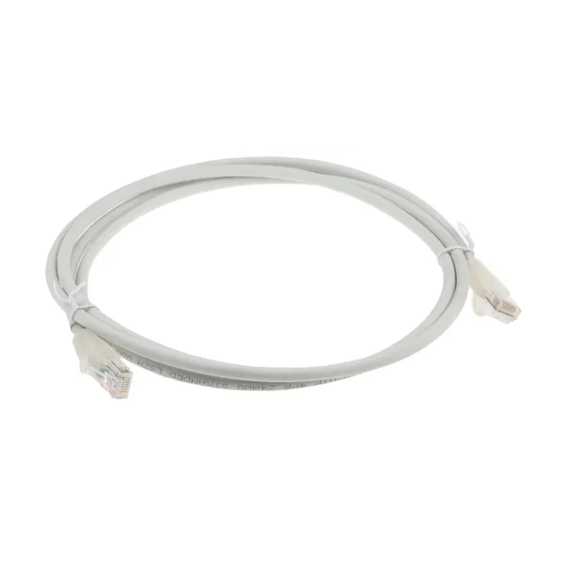 RS PRO Cat5e Ethernet Cable, 2 m, Grey, RJ45 Male to RJ45 Male, U/UTP, Low Smoke Zero Halogen 556-269