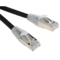 RS PRO Cat6 Ethernet Cable F/UTP Low Smoke Zero Halogen, 10m, Black, RJ45 Male to Male 556-354