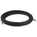 RS PRO Cat6 Ethernet Cable F/UTP Low Smoke Zero Halogen, 10m, Black, RJ45 Male to Male 556-354